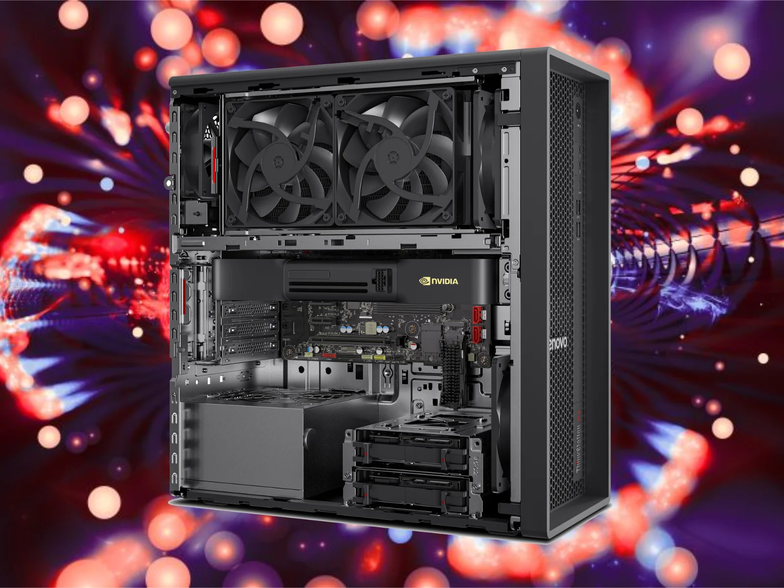 Lenovo ThinkStation P4: 256 GB RAM ja 96 GB VRAM tekoälytöitä varten