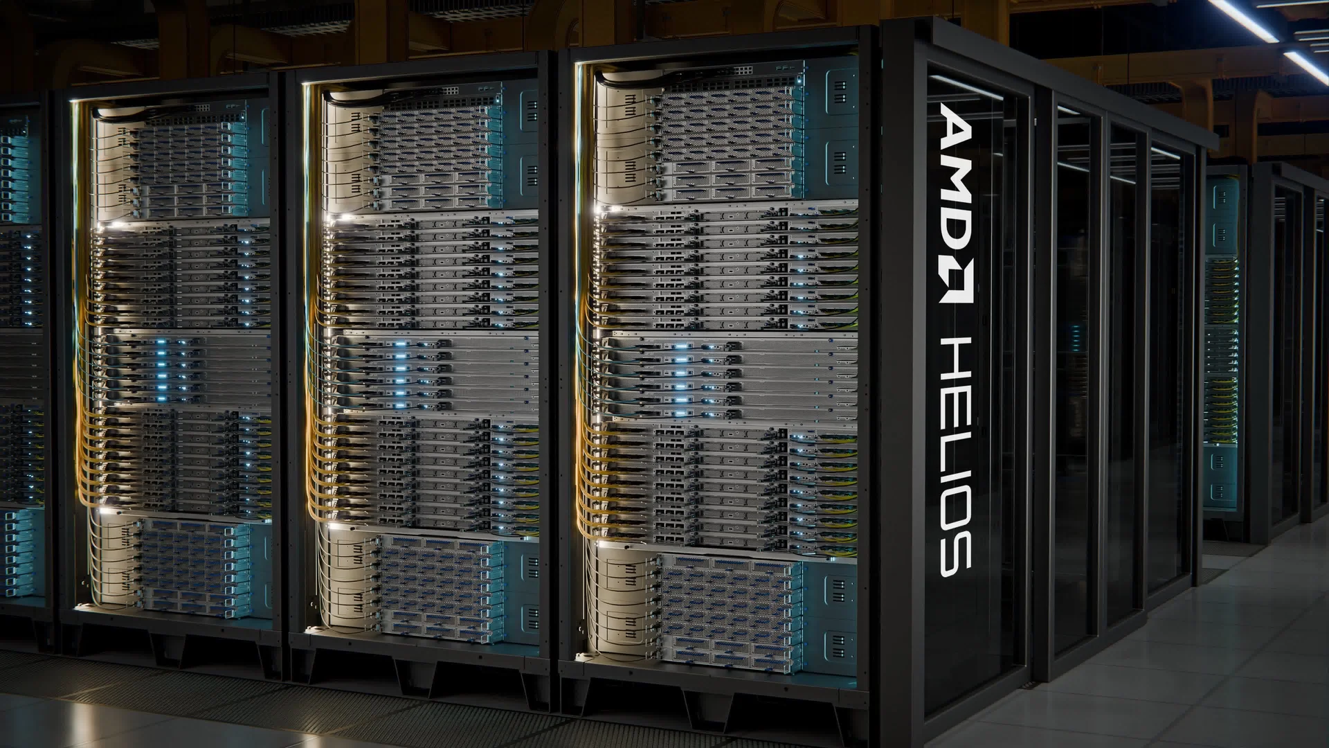 AMD:n Helios-palvelinräkki saapuu markkinoille haastamaan Nvidian